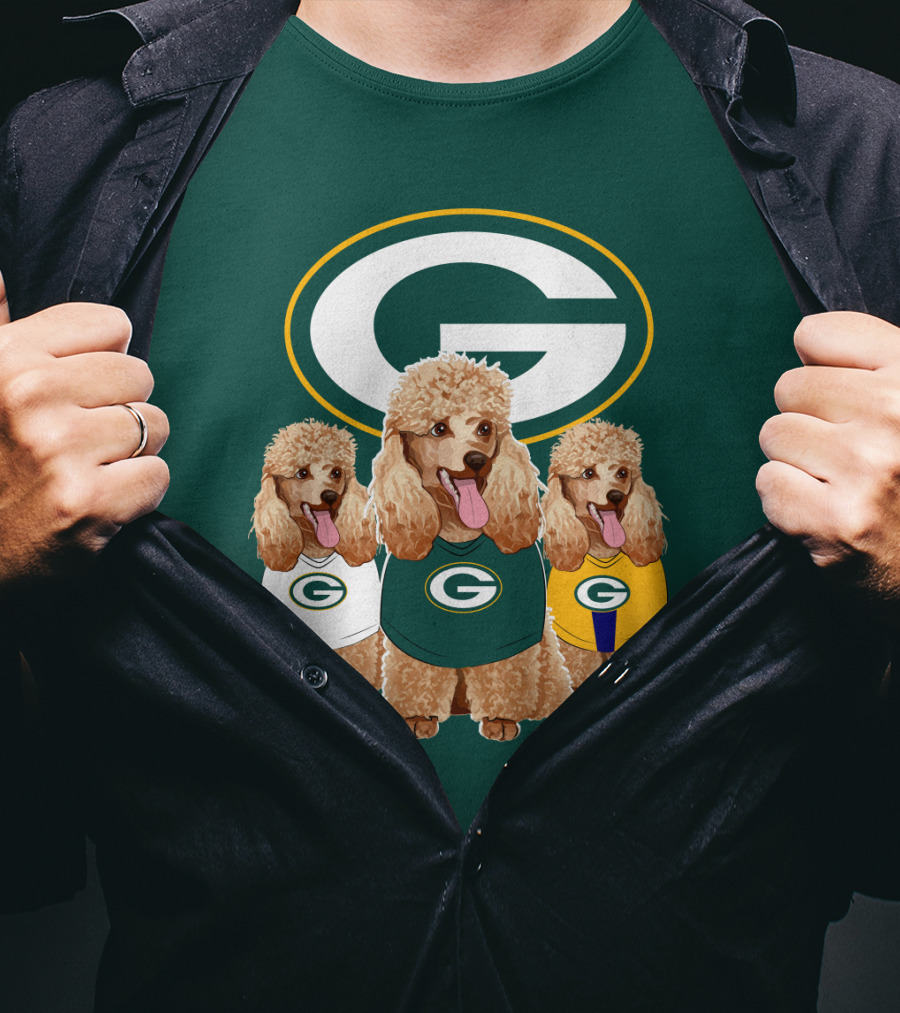 Packers Poodle Gang Football T-Shirt