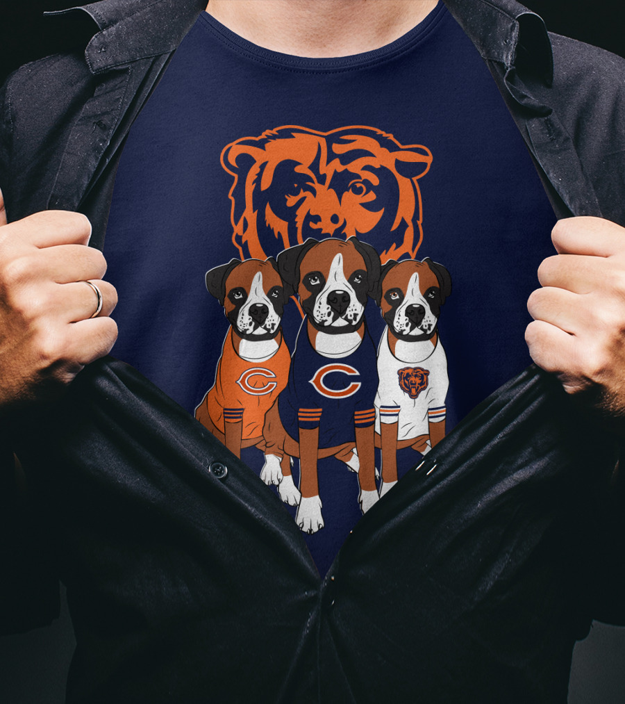 Chicago Bears Trio Boxer T-Shirt