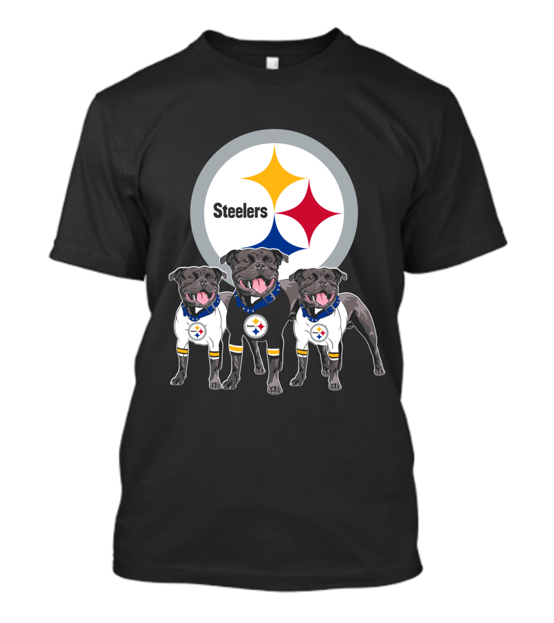 Steelers Pitbull Trio T-Shirt