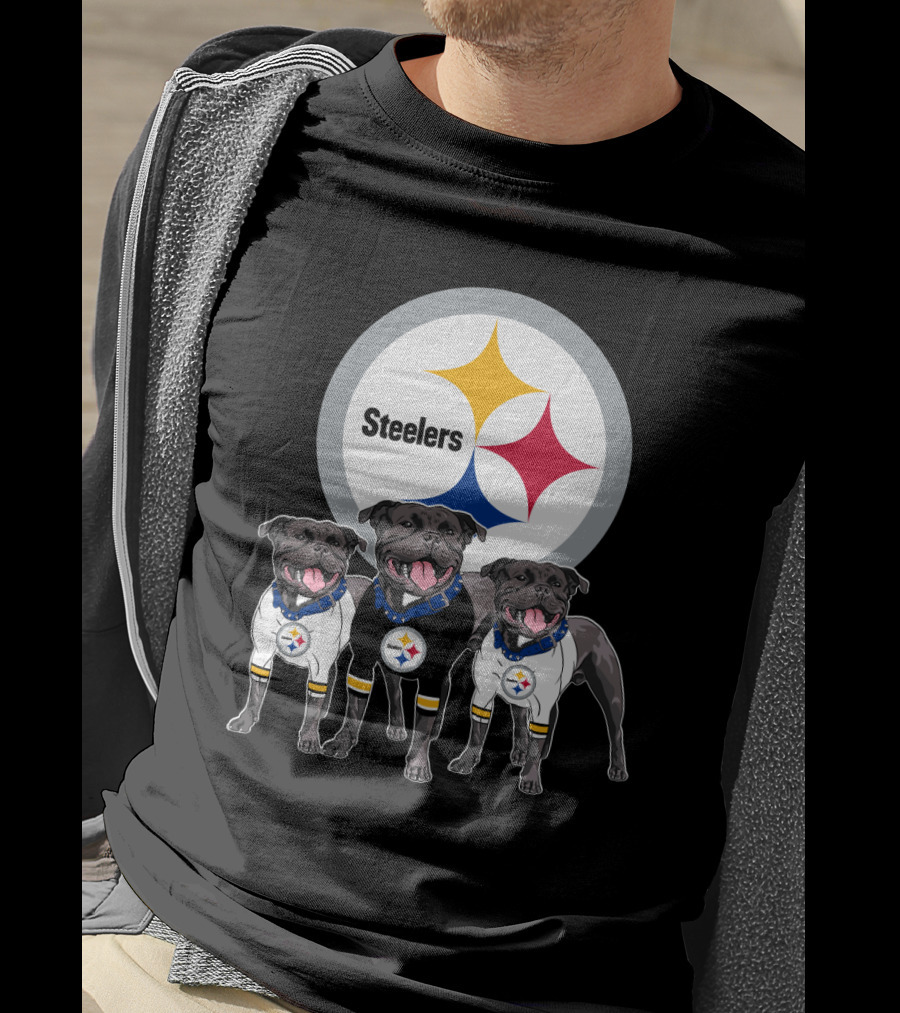 Steelers Pitbull Trio T-Shirt