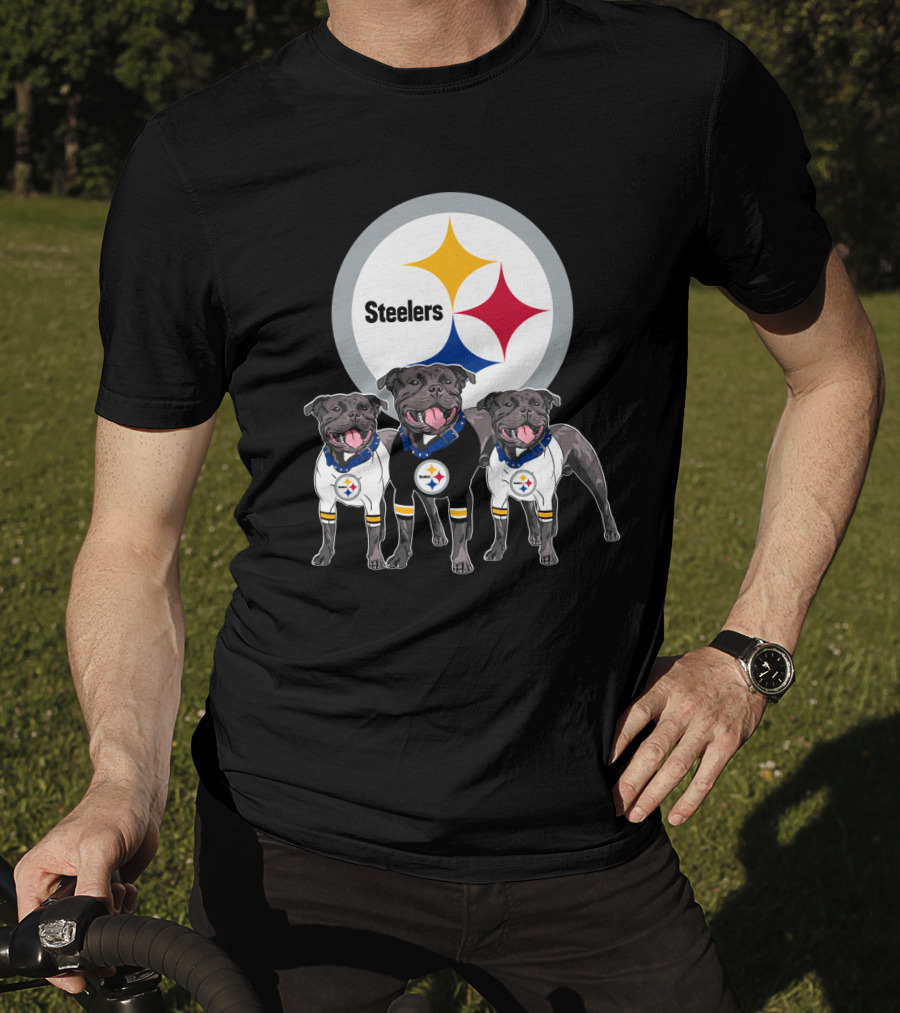 Steelers Pitbull Trio T-Shirt