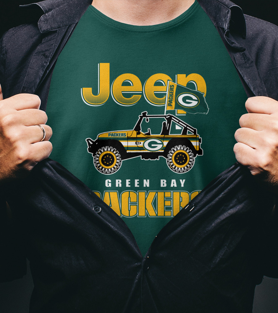 Jeep Green Bay Packers T-Shirt