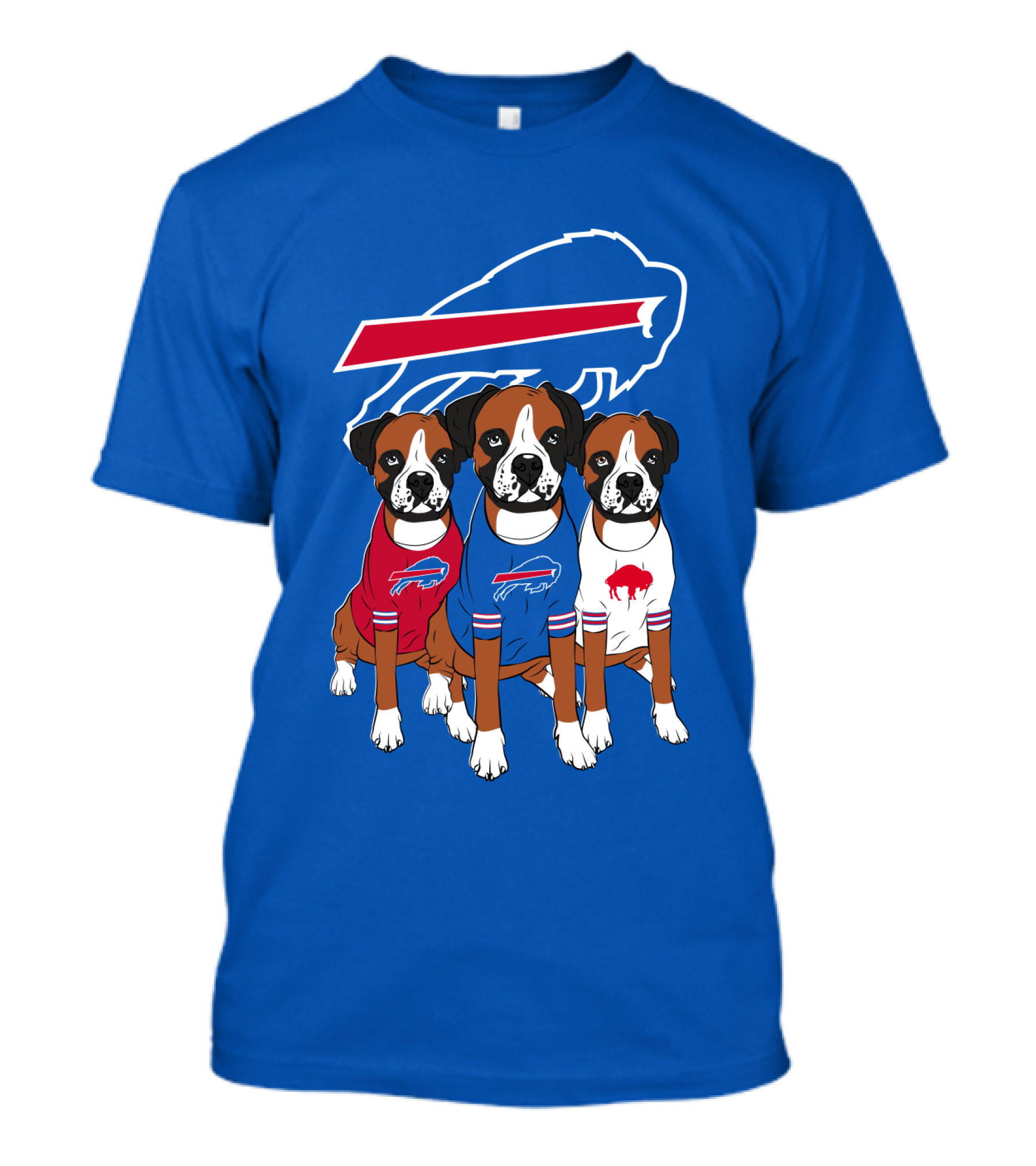 Buffalo Bills Boxer Dogs T-Shirt