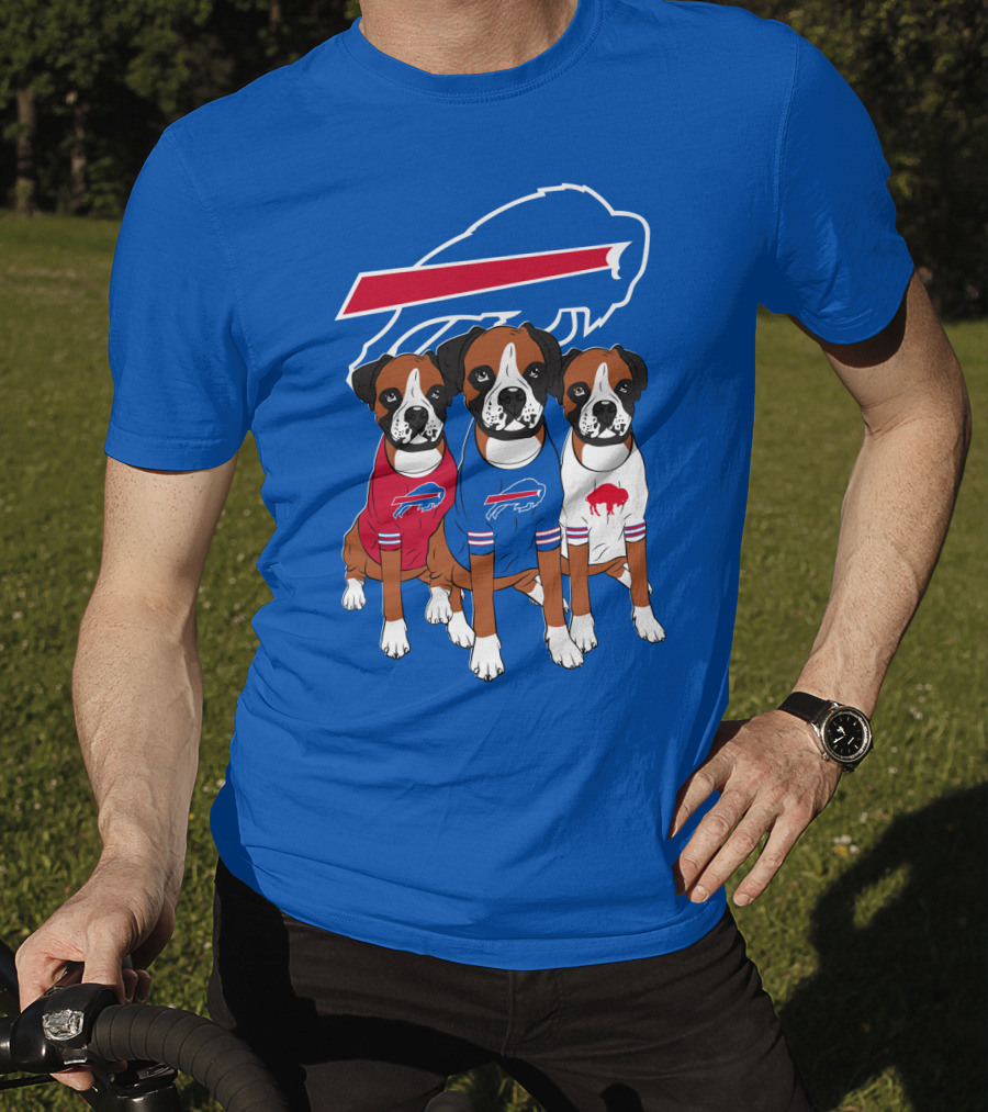 Buffalo Bills Boxer Dogs T-Shirt
