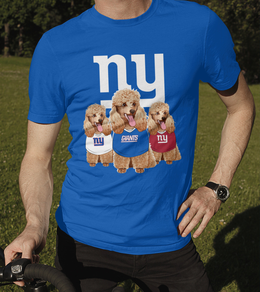 Ny Giants Poodle Trio T-Shirt