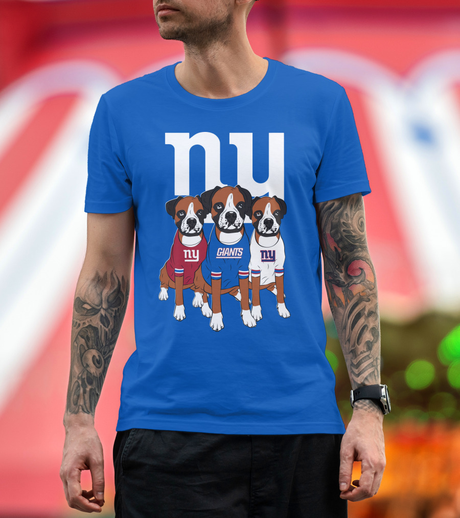 New York Giants Three Boxer T-Shirt