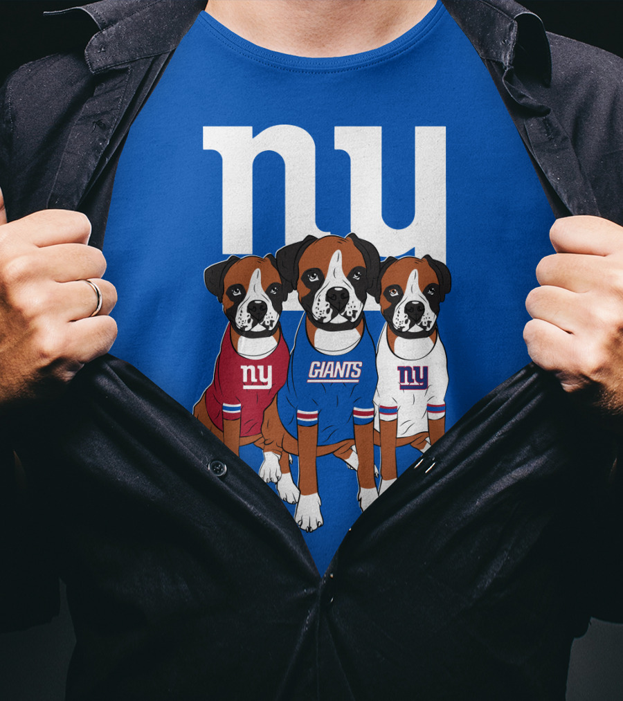New York Giants Three Boxer T-Shirt