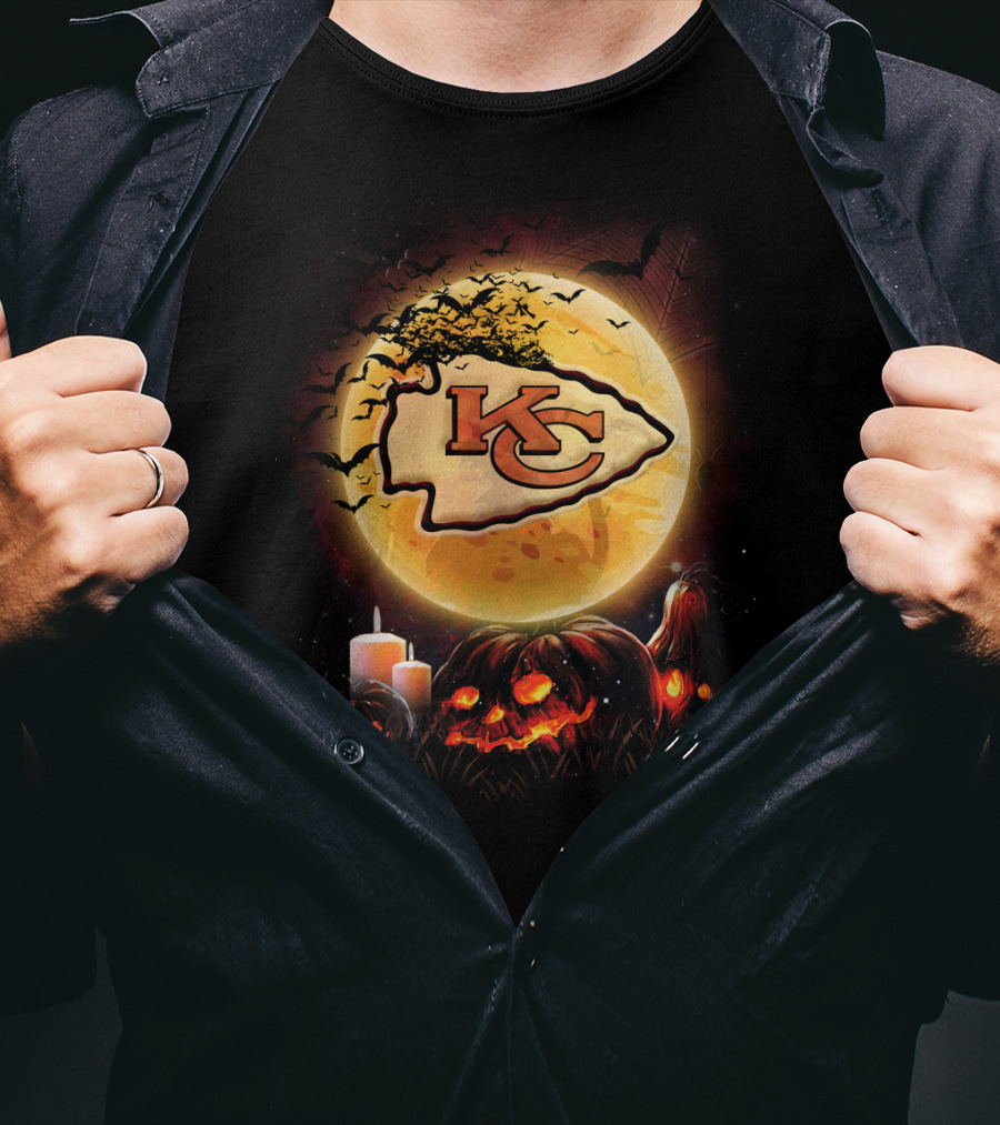 Kansas City Chiefs Halloween T-Shirt