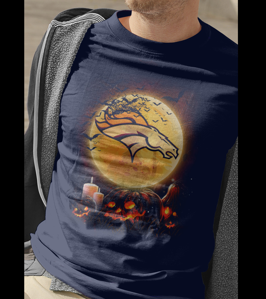 Denver Broncos Halloween T-Shirt