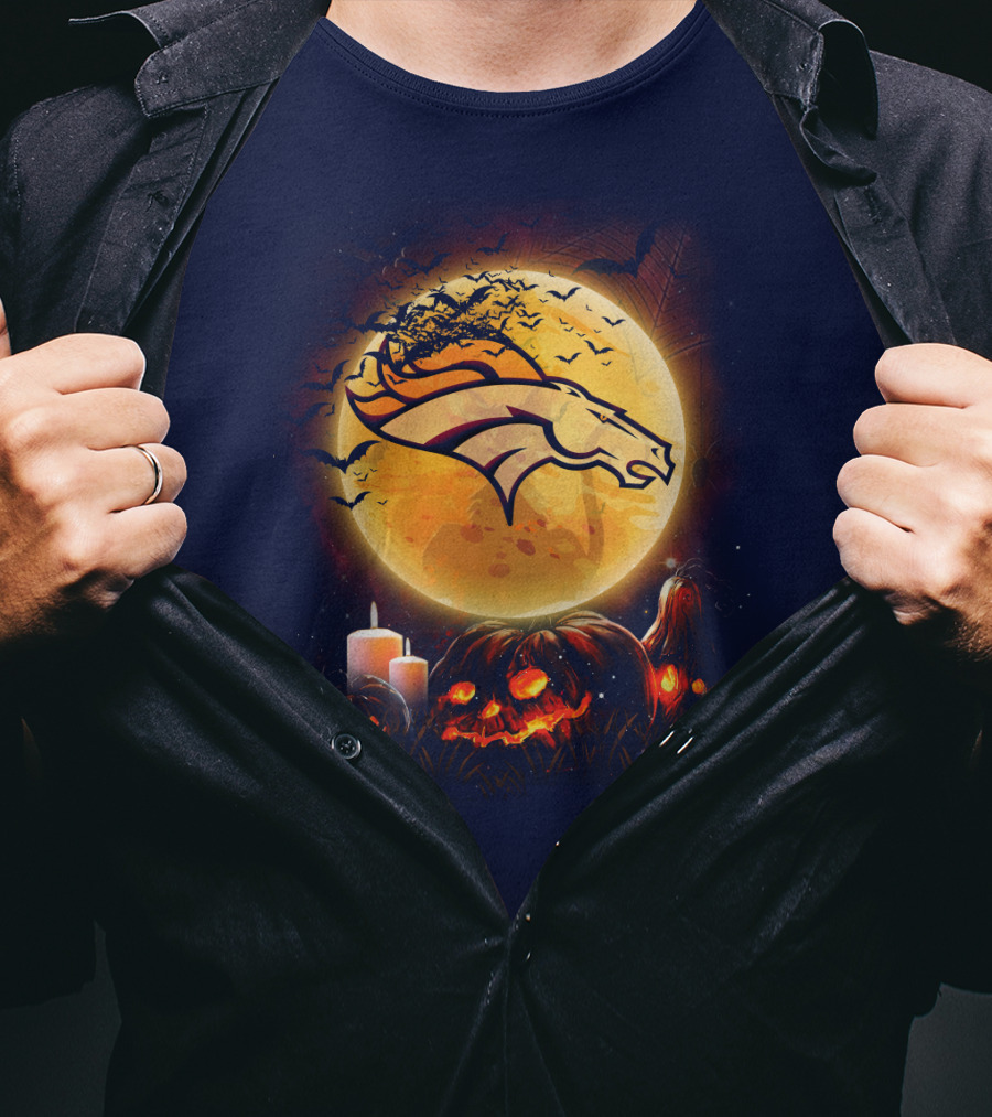 Denver Broncos Halloween T-Shirt