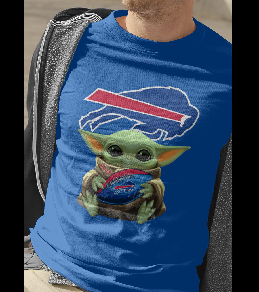 Babyyoda Bills Buffalo Football T-Shirt