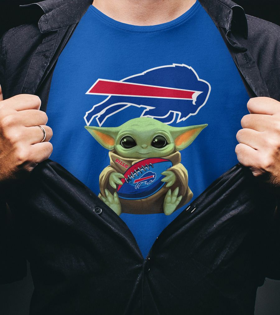 Babyyoda Bills Buffalo Football T-Shirt