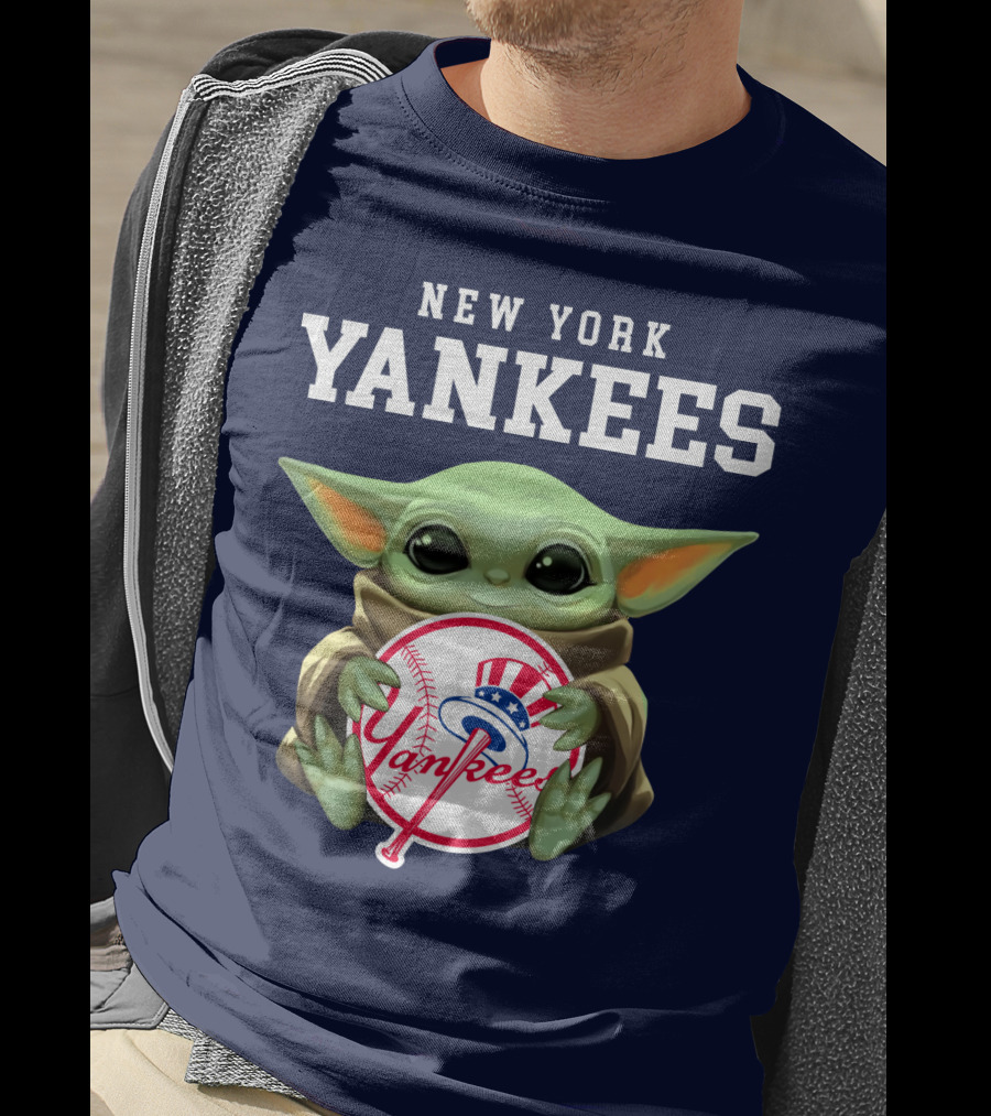 New York Yankees Baby Yoda Yankees T-Shirt
