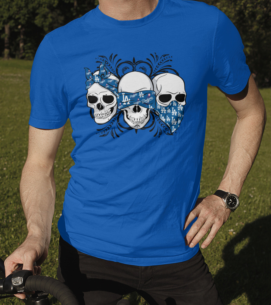 La Dodgers Skull Trio T-Shirt