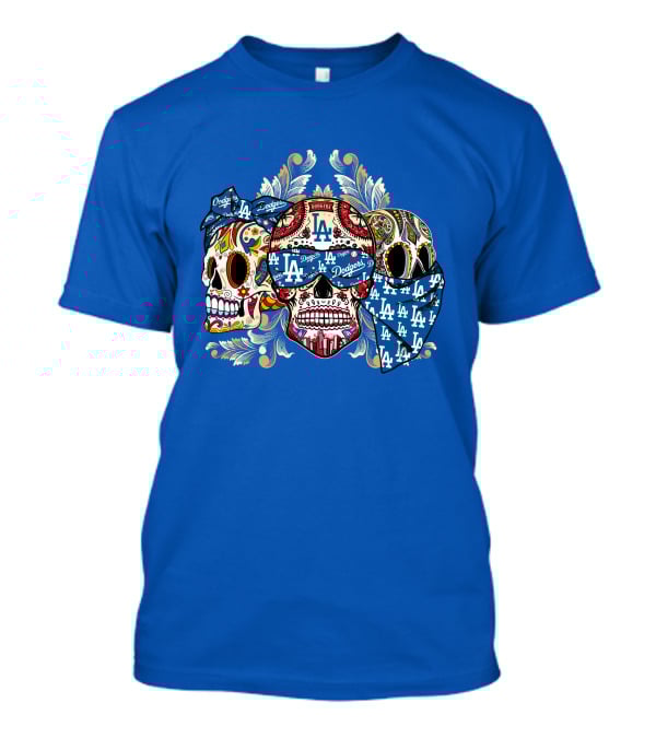 La Dodgers Sugar Skull Trio T-Shirt