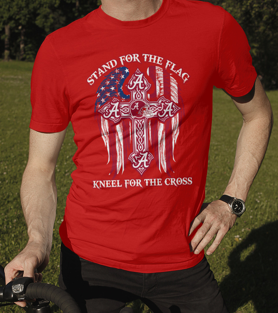 Stand For The Flag Kneel For The Cross Alabama A T-Shirt