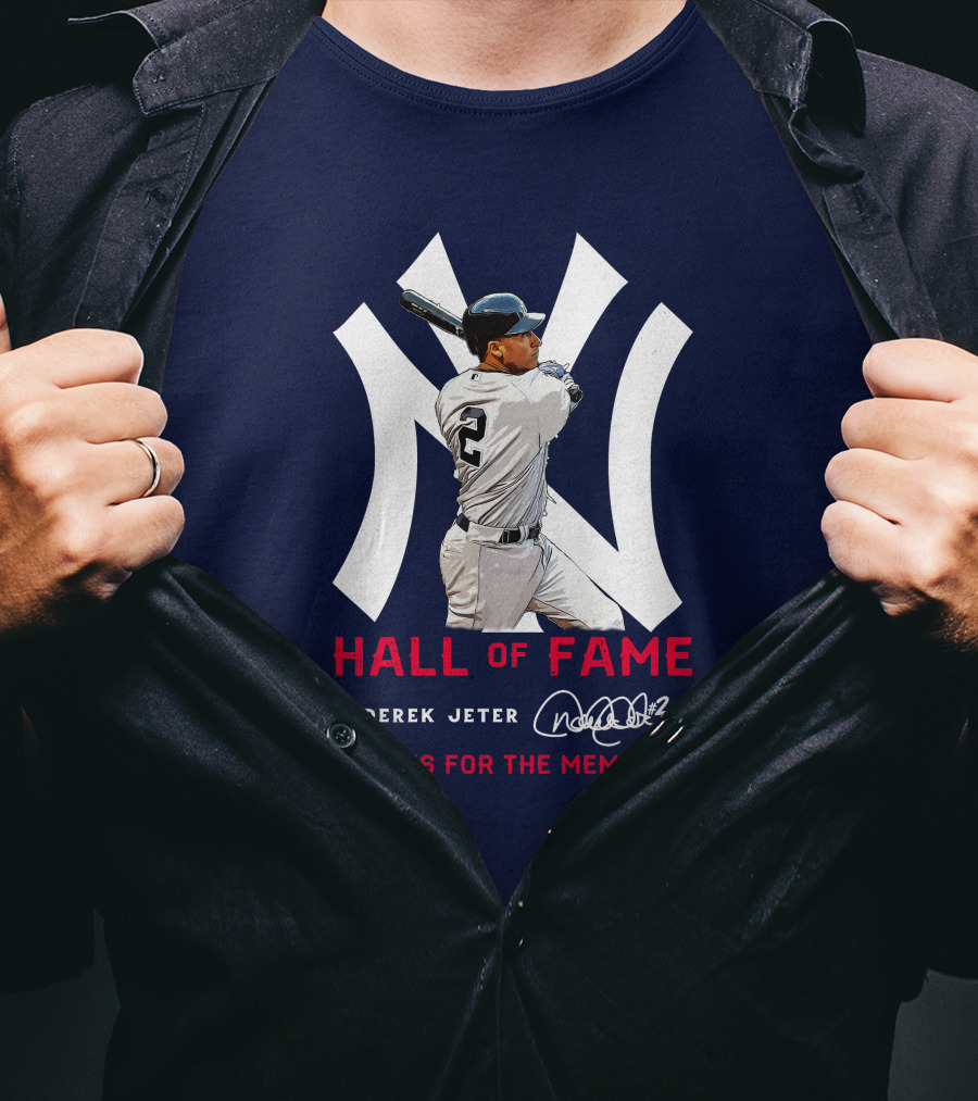 Derek Jeter Hall Of Fame Thanks For The Memories T-Shirt