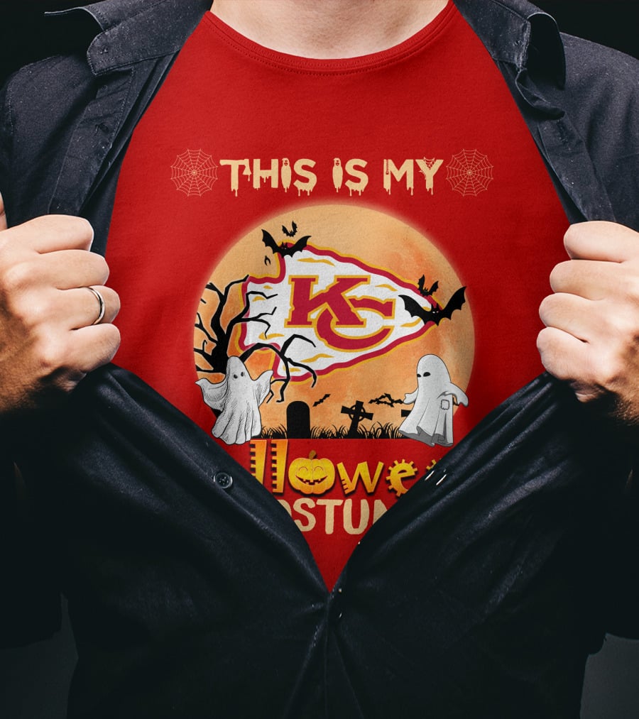This Is My Kansas City Chiefs Halloween Costume T-Shirt