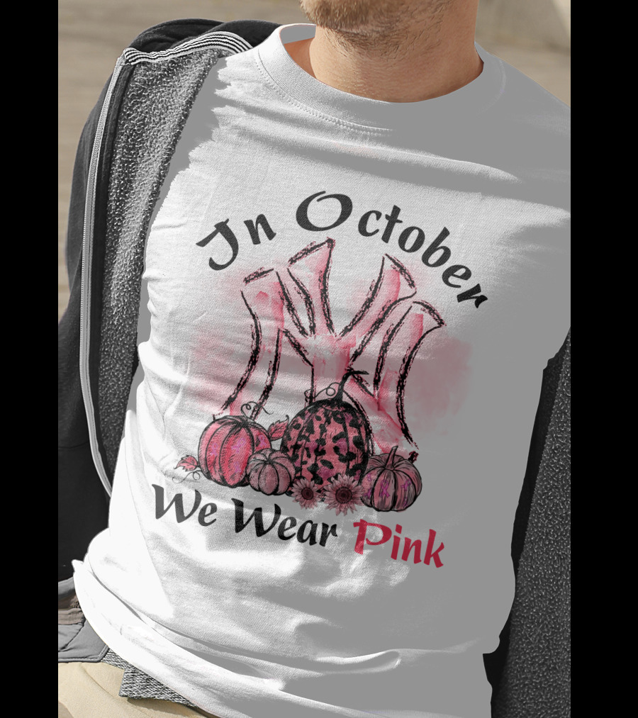In October We Wear Pink T-Shirt