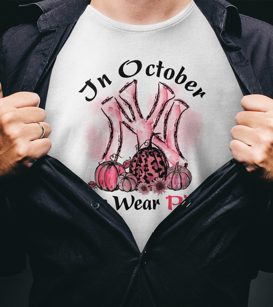 In October We Wear Pink T-Shirt