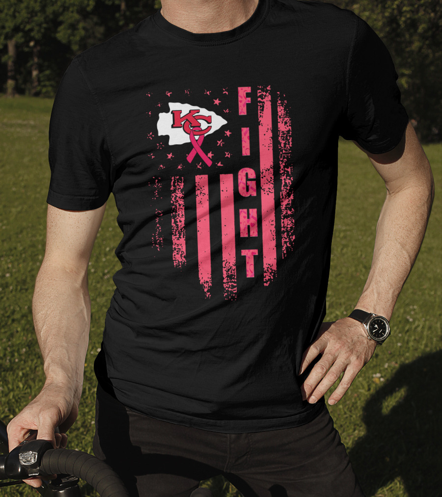 Kansas City Chiefs Breast Cancer Awareness Fight Edition T-Shirt