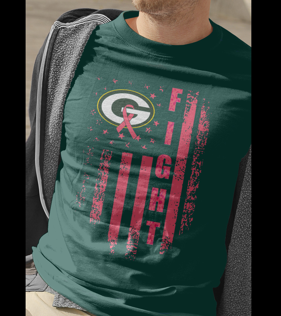 Green Bay Packers Fight Breast Cancer T-Shirt