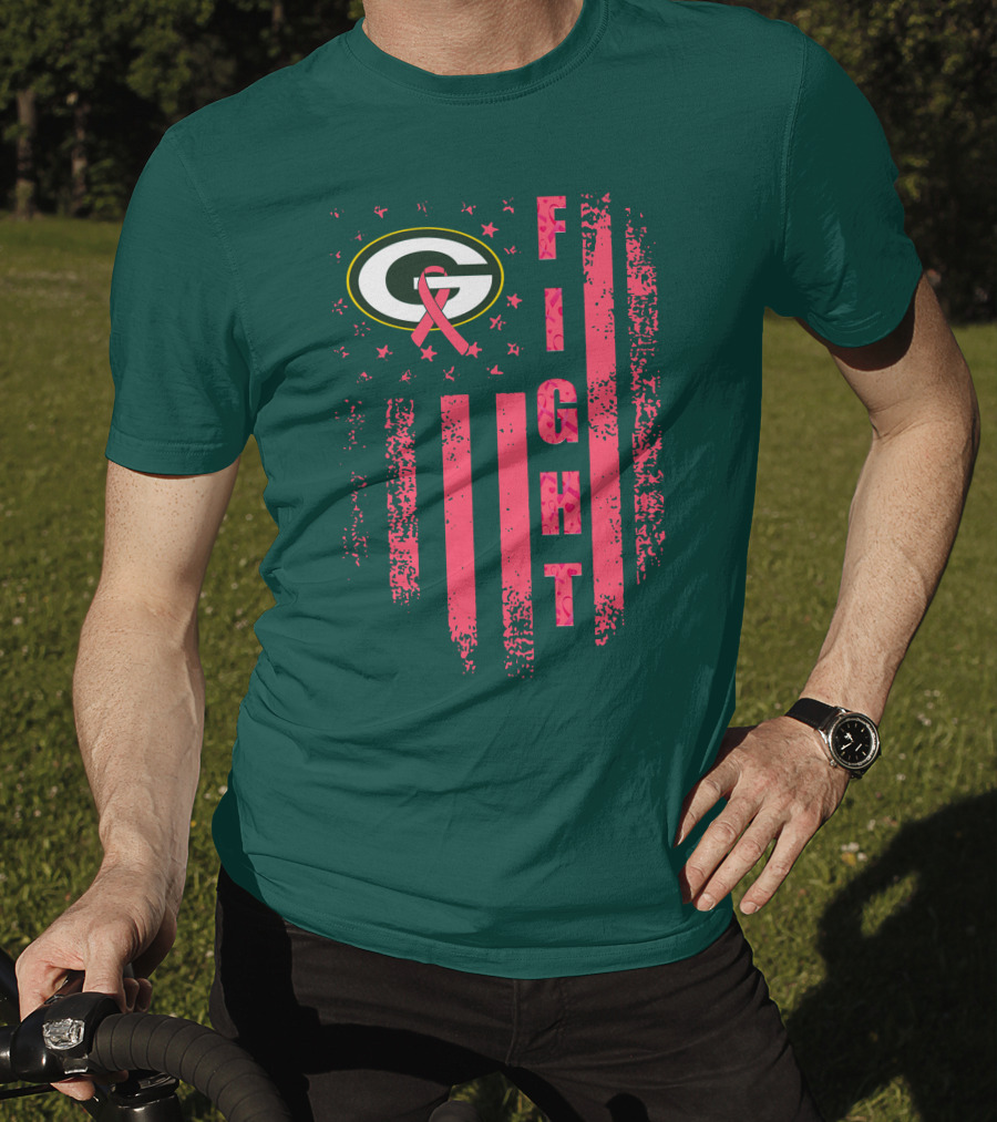 Green Bay Packers Fight Breast Cancer T-Shirt