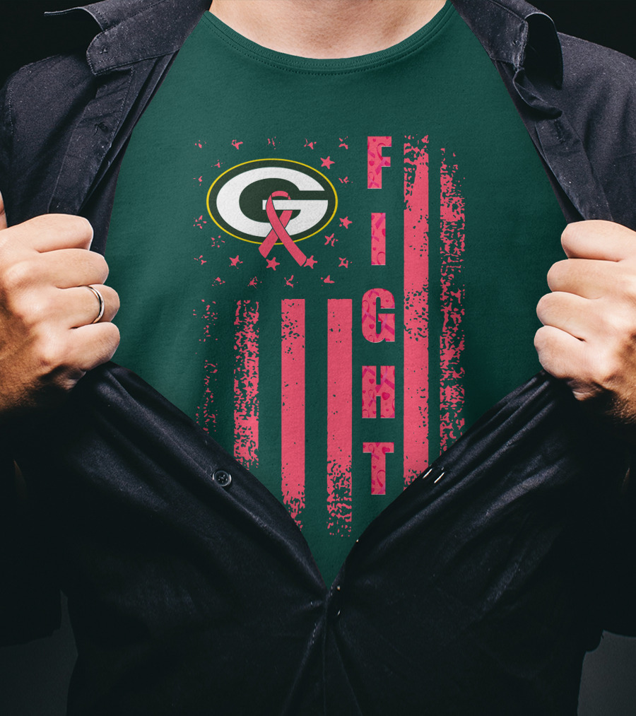 Green Bay Packers Fight Breast Cancer T-Shirt