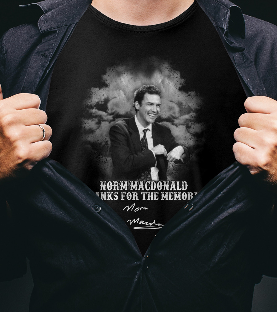 Norm Macdonald Thanks For The Memories T-Shirt