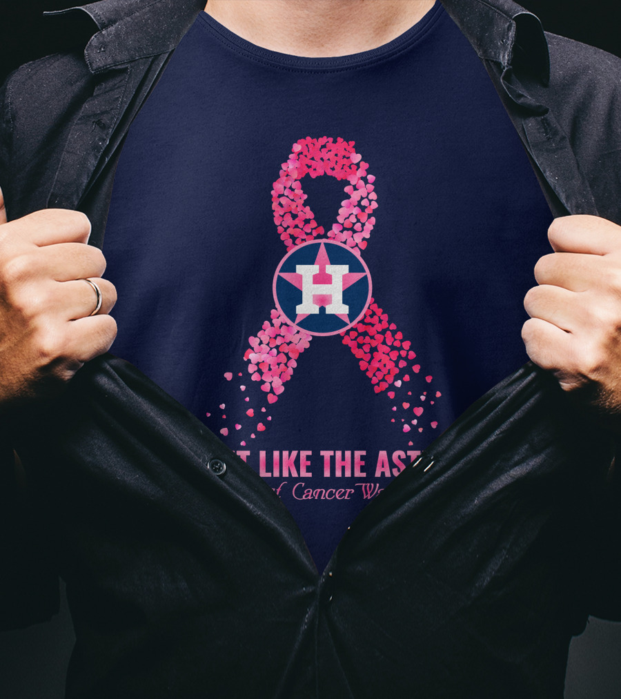 Fight Like The Astros Breast Cancer Warrior T-Shirt