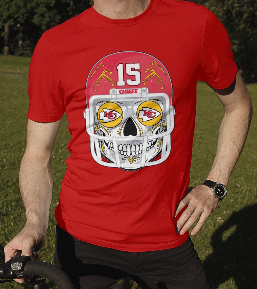Chiefs Skull Helmet T-Shirt