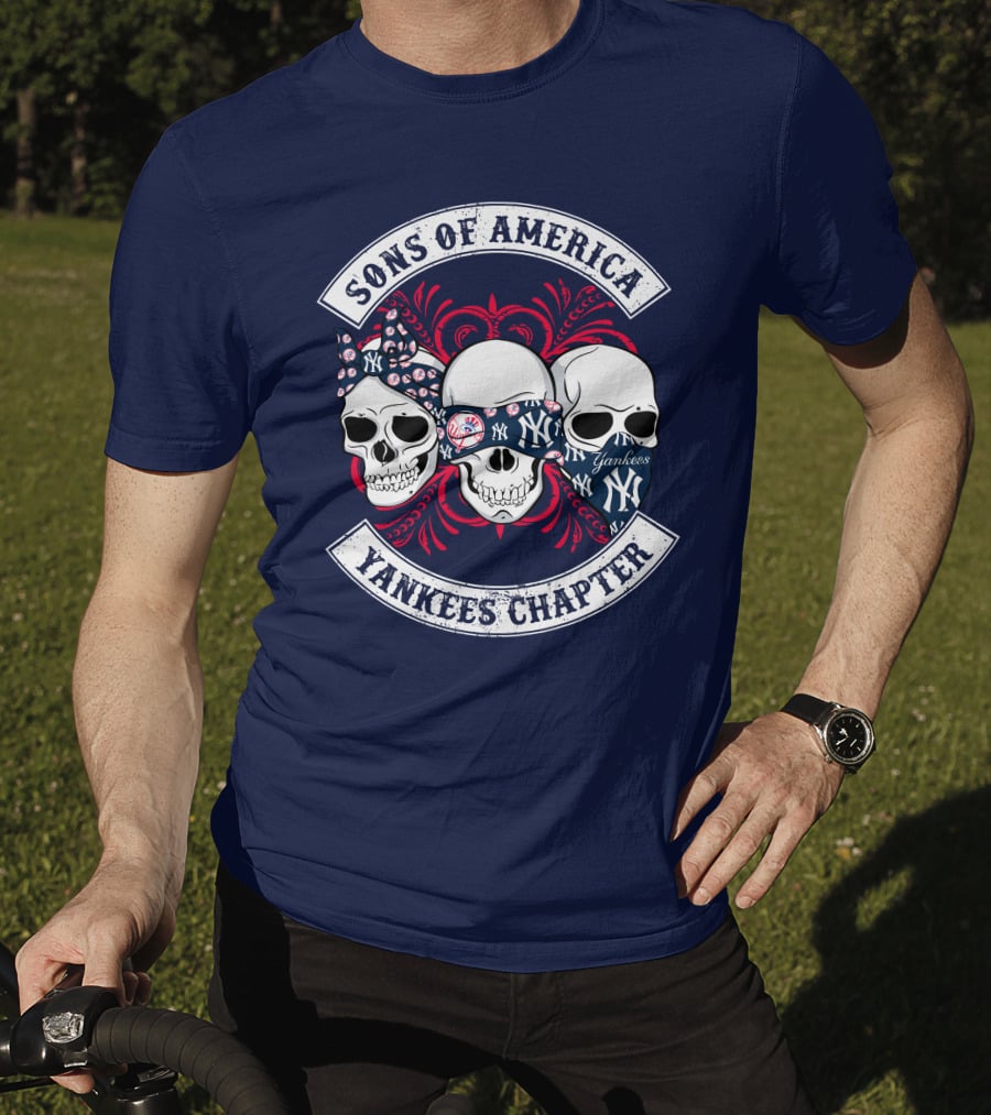 Sons Of America Yankees Chapter Skulls T-Shirt
