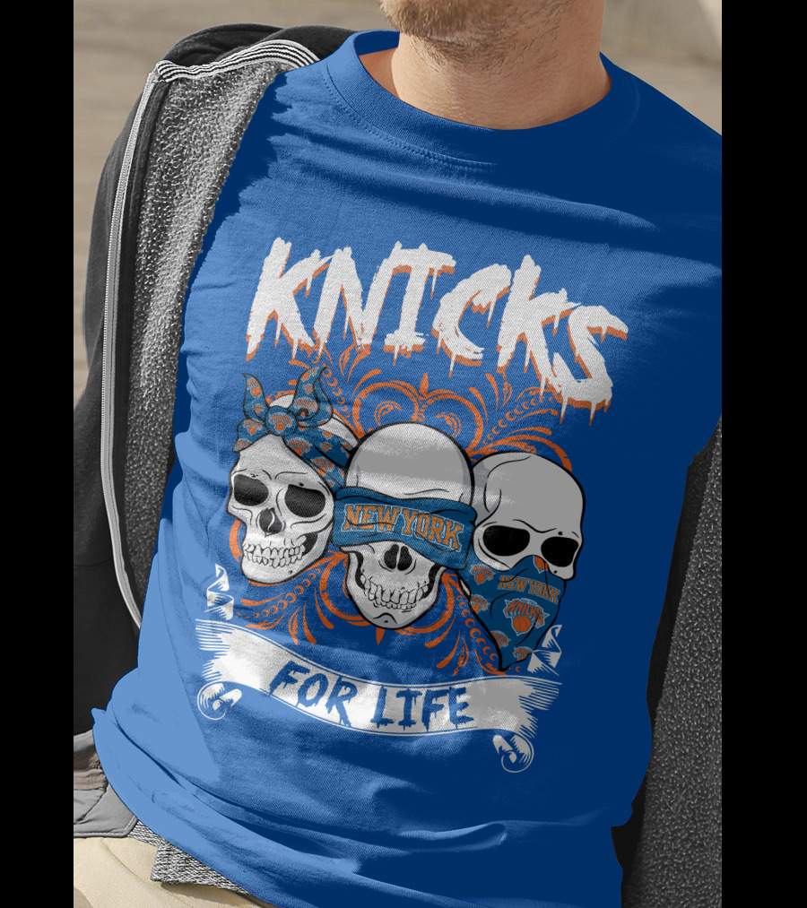 Knicks New York For Life T-Shirt