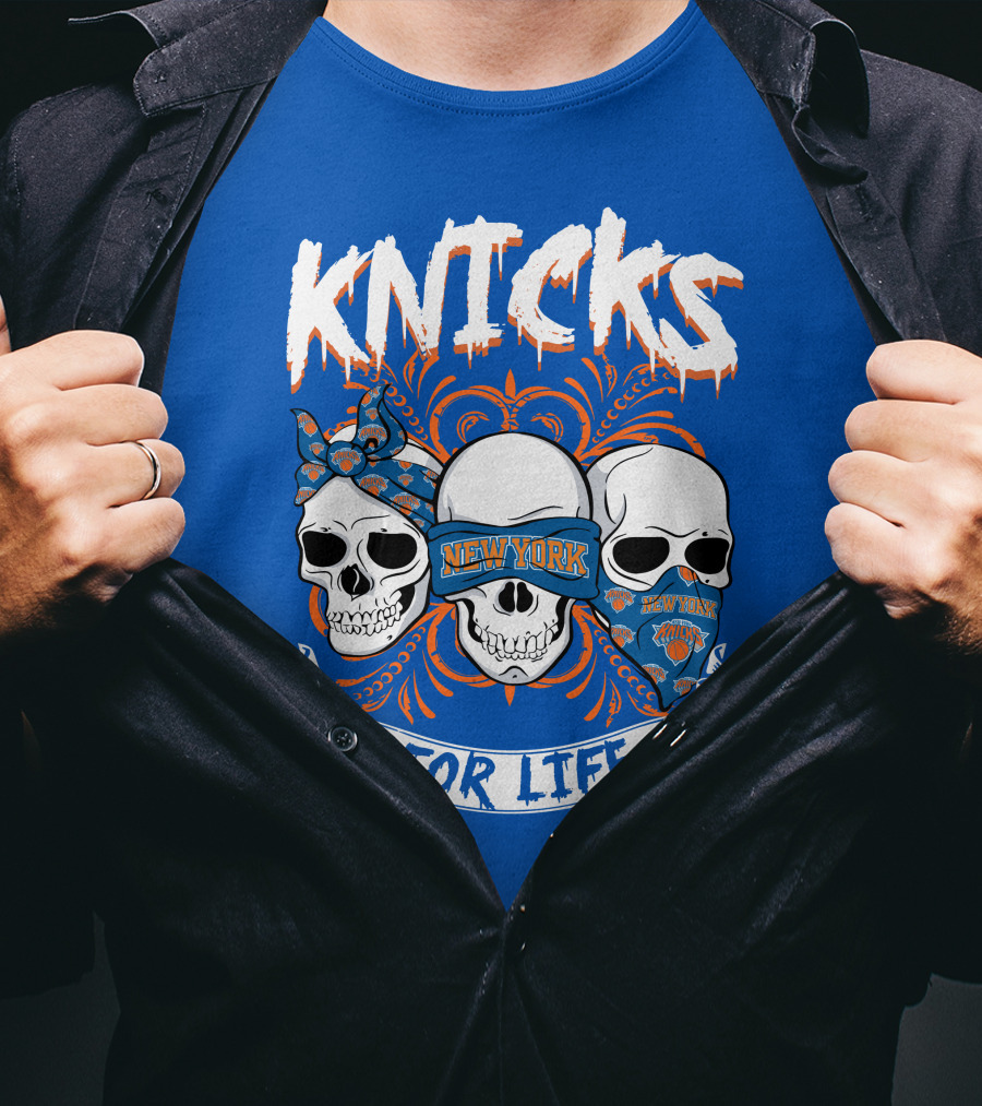 Knicks New York For Life T-Shirt