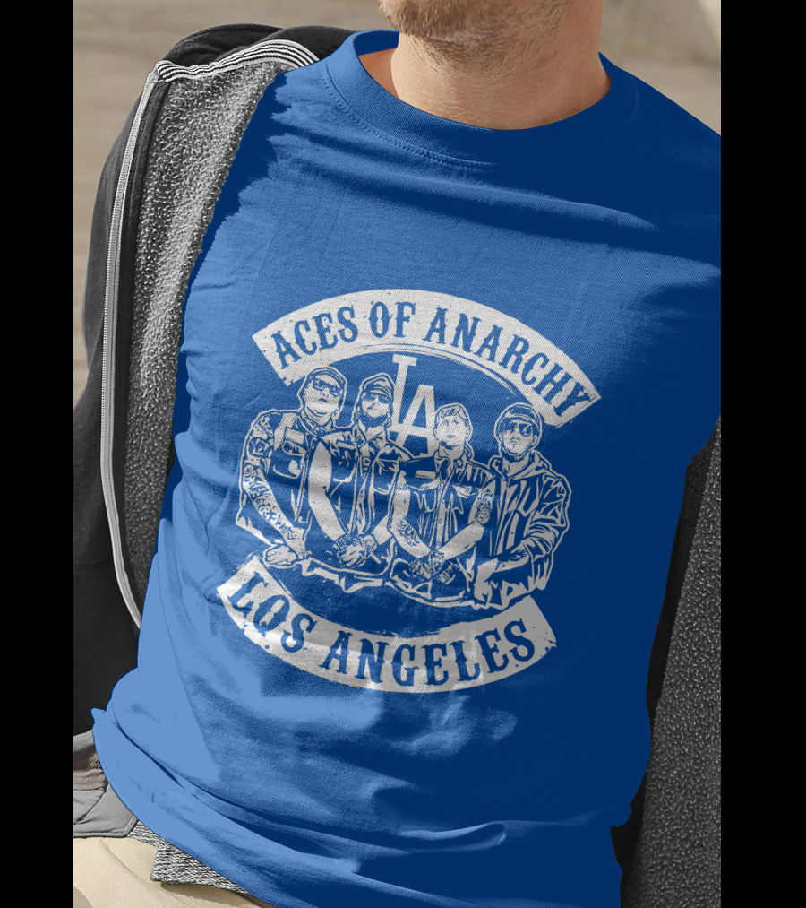 Aces Of Anarchy Los Angeles Dodgers T-Shirt