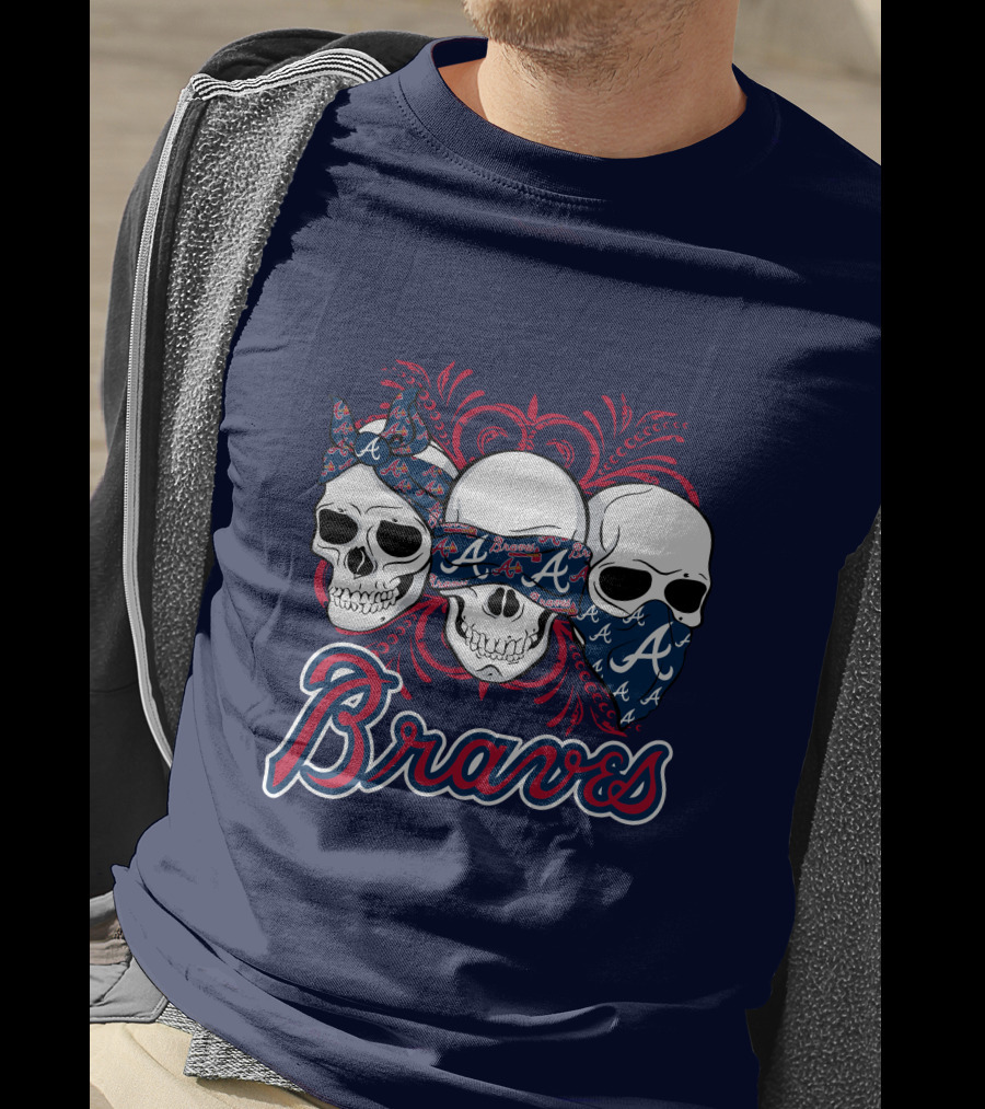 Braves Skull Bandana T-Shirt