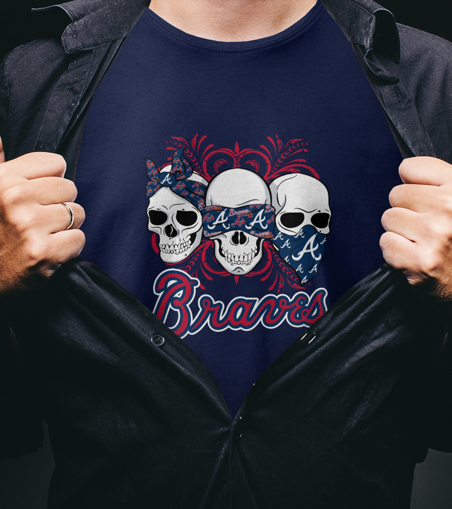 Braves Skull Bandana T-Shirt