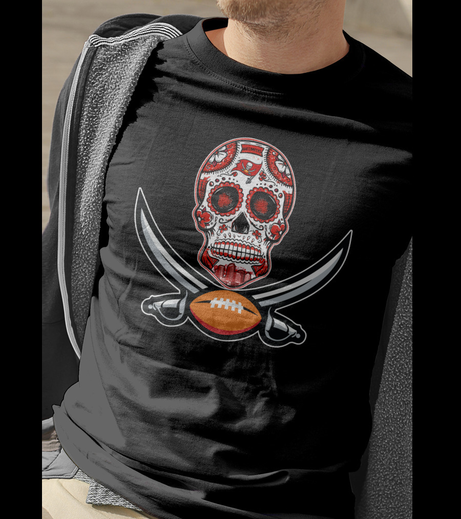 Tampa Bay Buccaneers Sugar Skull T-Shirt