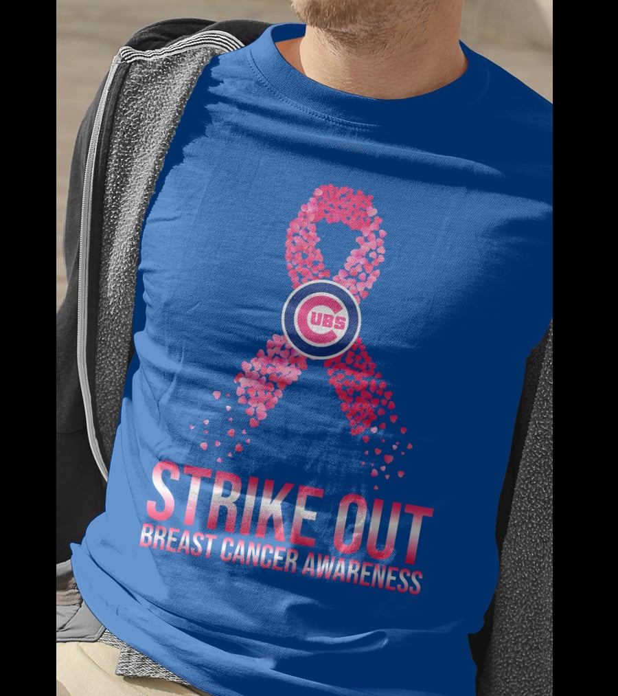 Cubs Strike Out Breast Cancer Awareness T-Shirt