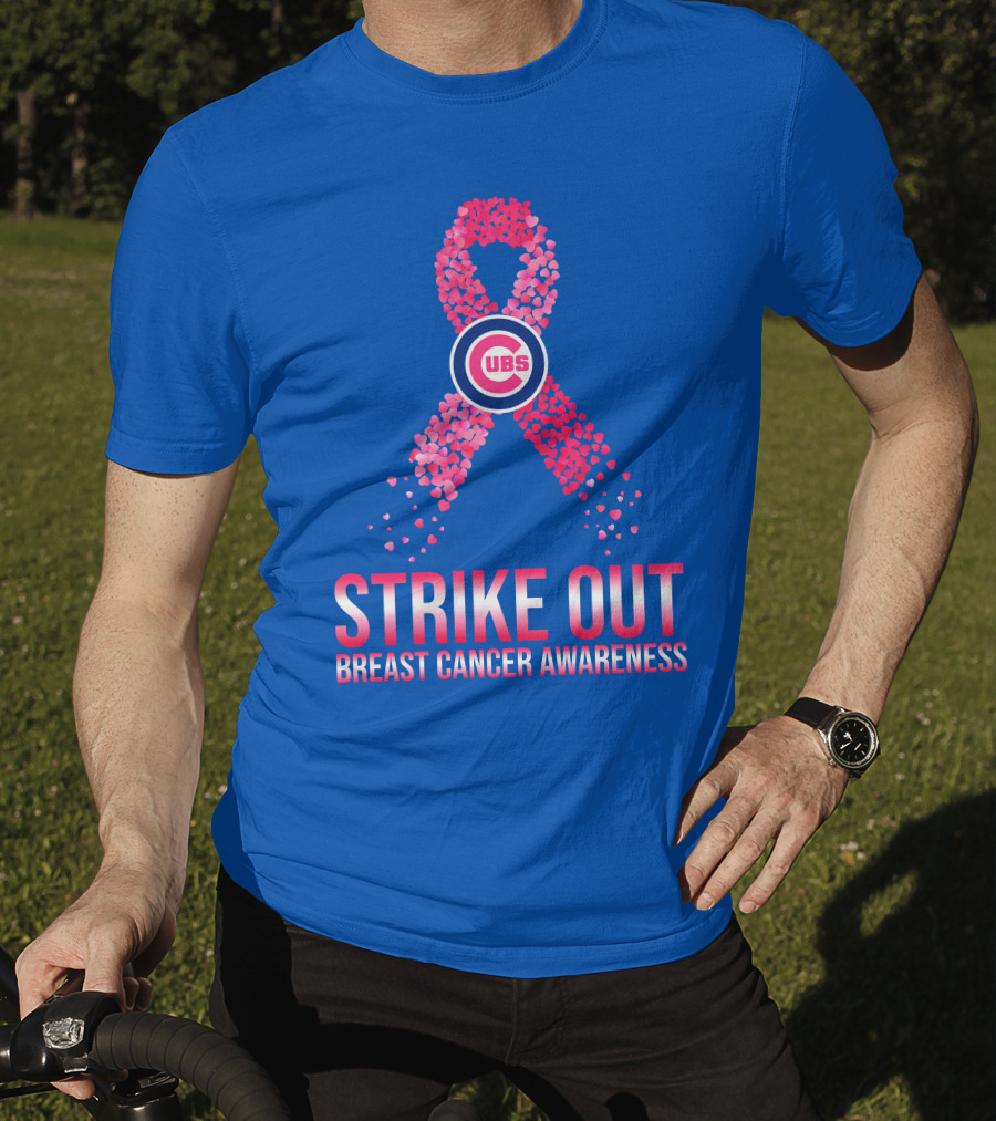 Cubs Strike Out Breast Cancer Awareness T-Shirt