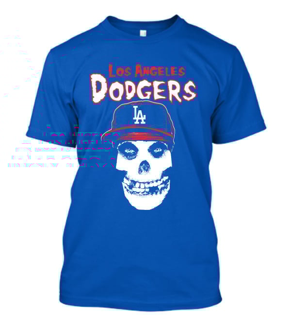 Los Angeles Dodgers Skull T-Shirt