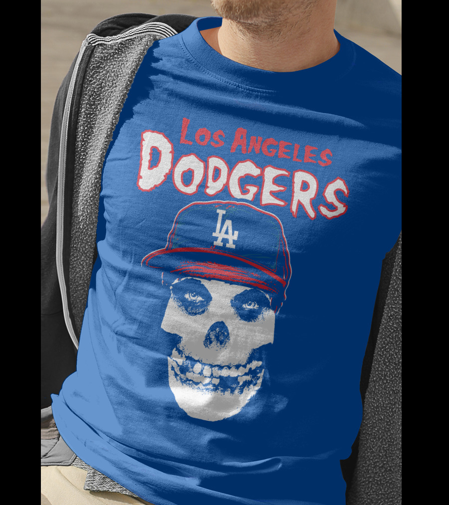 Los Angeles Dodgers Skull T-Shirt