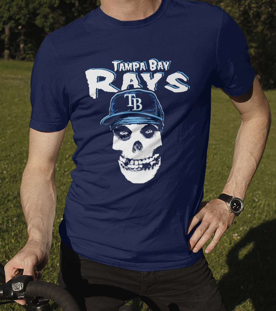 Tampa Bay Rays Tb Skull T-Shirt