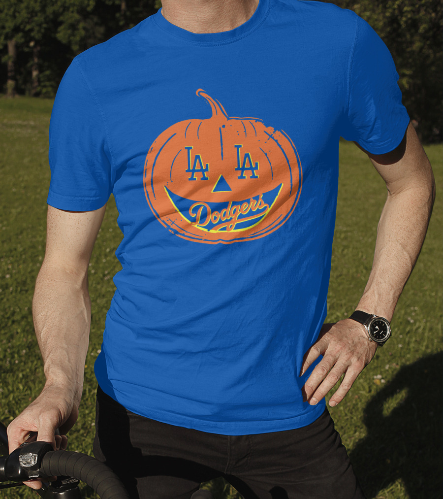 La Dodgers Halloween Pumpkin T-Shirt