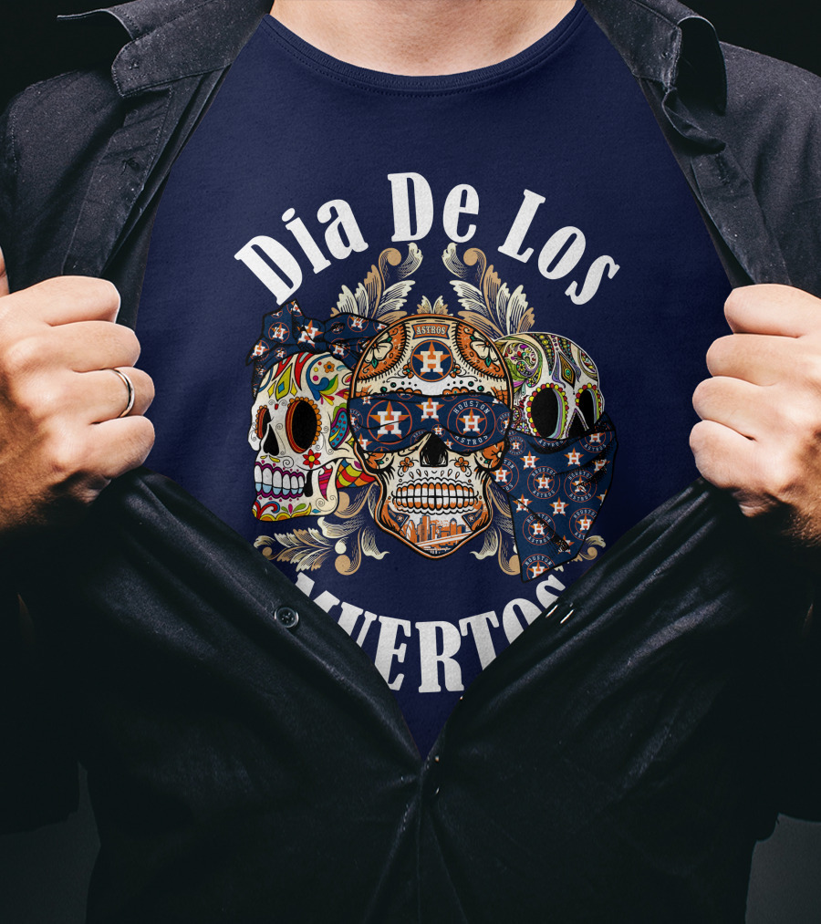 Dia De Los Muertos Houston Astros T-Shirt