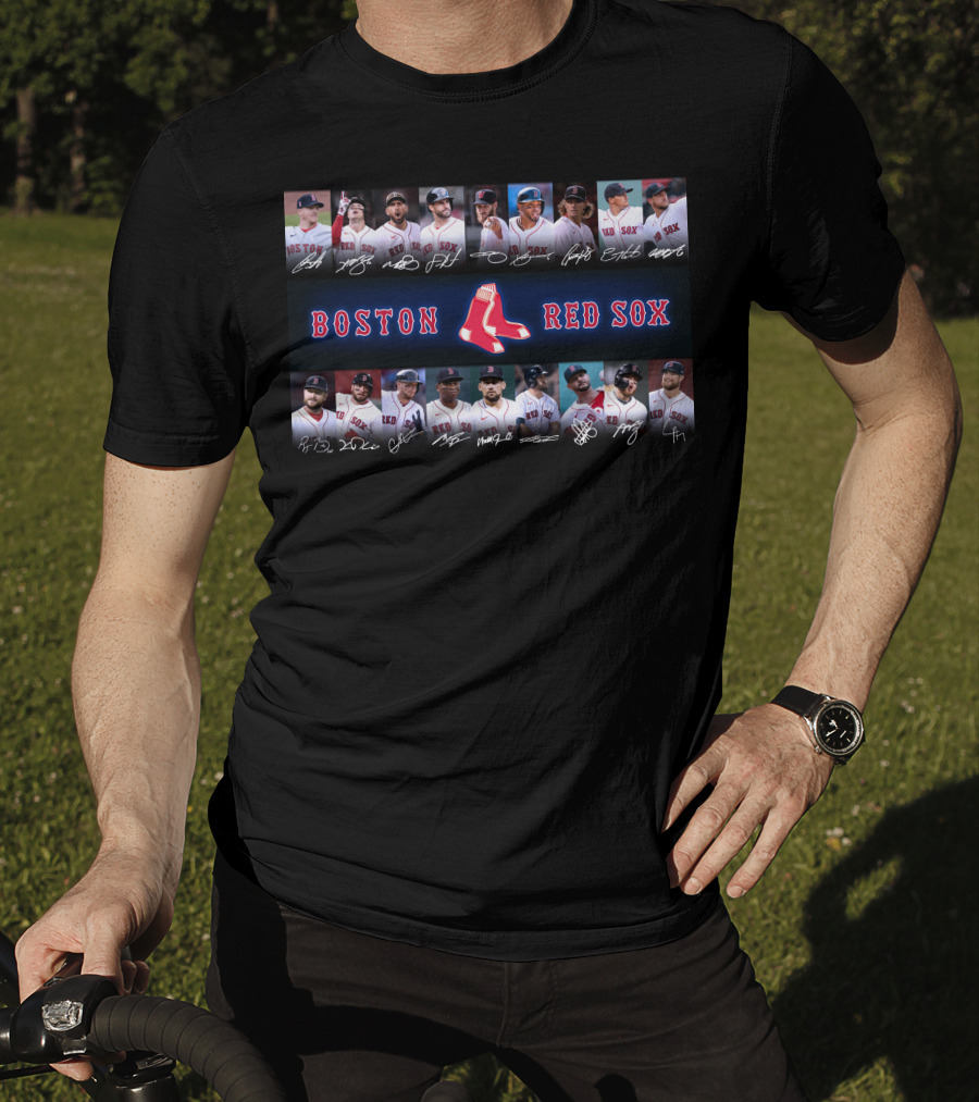 Boston Red Sox Players Autographs Collection T-Shirt