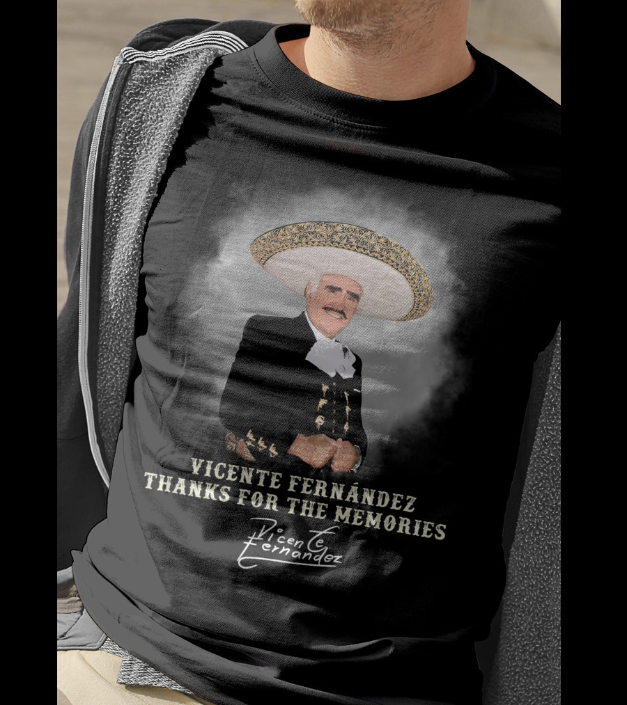 Vicente Fernández Thanks For The Memories T-Shirt