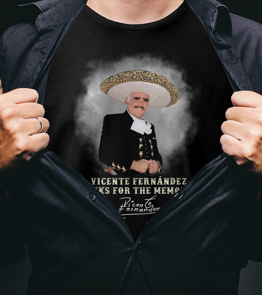 Vicente Fernández Thanks For The Memories T-Shirt