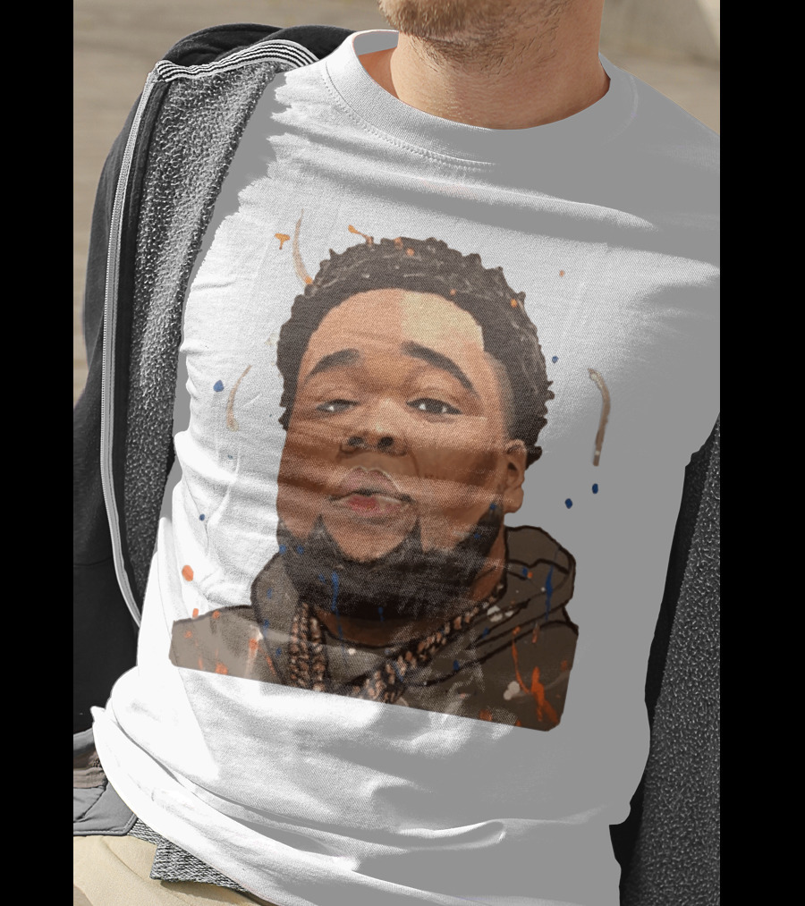 Rod Wave Hoodie Portrait Splash T-Shirt