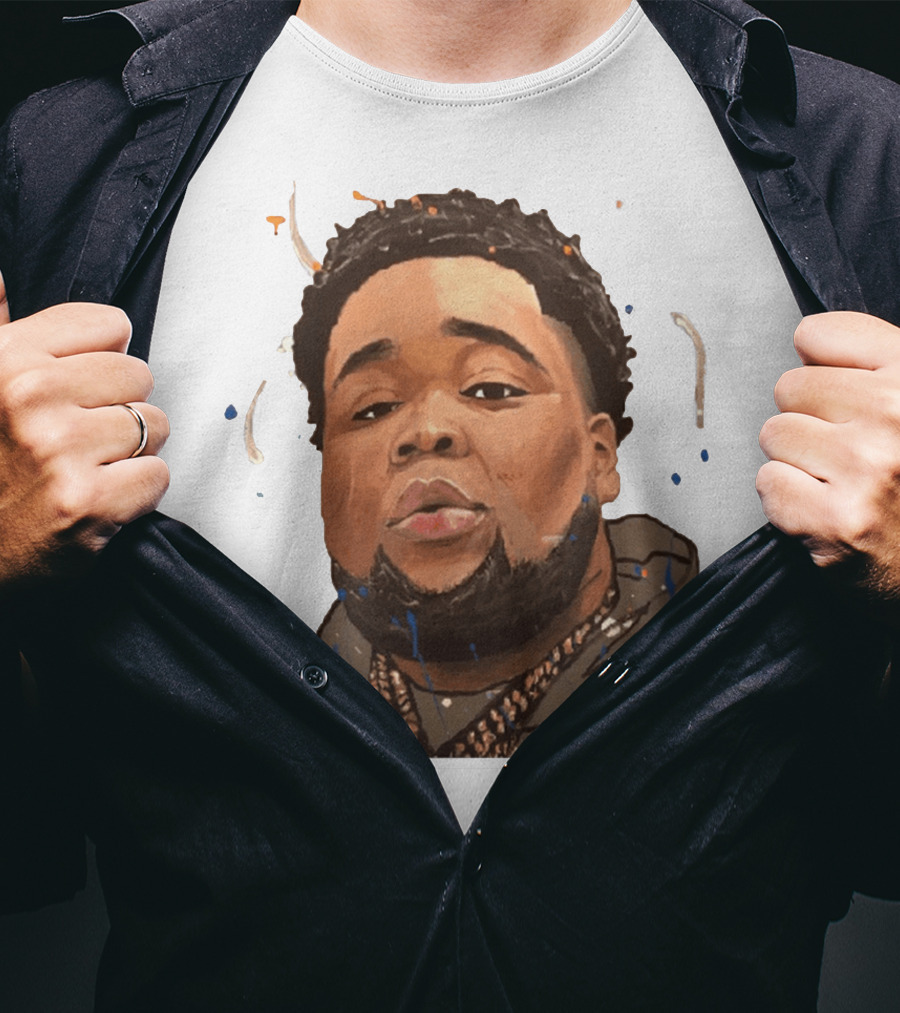 Rod Wave Hoodie Portrait Splash T-Shirt